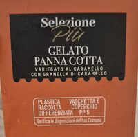 Gelato panna cotta e caramello