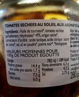 Tomates séchées à l'huile de tournesol
