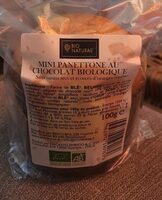 Mini panettone au chocolat biologique