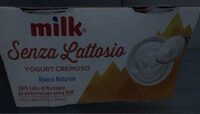 Senza Lattosio yogurt cremoso bianco naturale