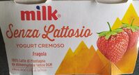 Yogurt cremoso Fragola Senza lattosio