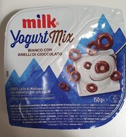 YogurtMix bianco con anelli di cioccolato