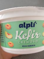 Kefir cremoso pesca e albicocca