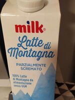 Latte di montagna parzialmente scremato