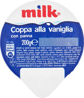 Coppa alla vaniglia con panna