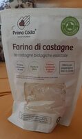 Farina di castagne biologiche essiccate