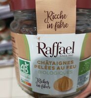 Châtaignes pelées au feu
