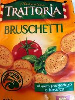 Bruschetti al gusto pomodoro e basilico