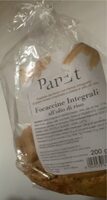 Focaccine integrali all’olio di riso