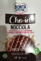 Cho-in nocciola biscotto a cialda ripieno con copertura al latte