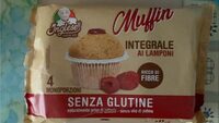 Muffin integrale ai lamponi