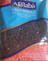 Urid whole, černé fazole celé