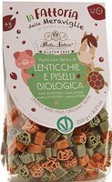 Pasta con farina di Lenticchie e Piselli Biologica