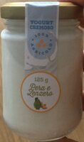 Yogurt cremoso pera e zenzero