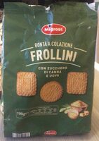 Frollini con zucchero di canna e uova