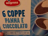 6 coppe panna e cioccolato