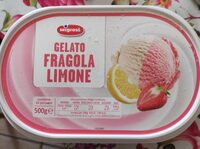Gelato fragola e limone