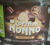 Coppa del nonno chicchi al caffè