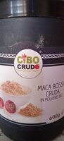 Maca rossa cruda bio