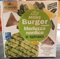 Mittico Burger Merluzzo Nordico e spinaci