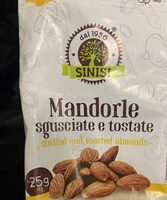 Mandorle sgusciate e tostate