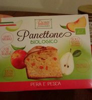 Panettone bio Poire Pêche