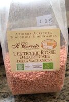 Lenticchie rosse decorticate
