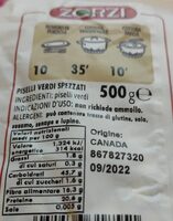 Piselli verdi