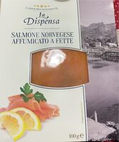Salmone novegese affumicato a fette