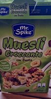 Muesli croccante con frutta