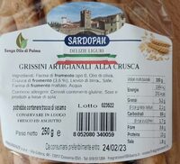 Grissini artigianali alla crusca