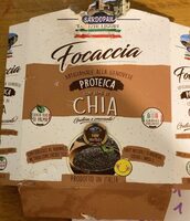 Focaccia alla genovese con semi di chia