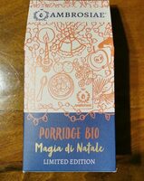 Porridge bio Magia di Natale
