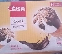 Cono panna e cioccolato