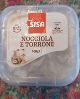 Gelato nocciola e torrone