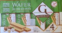 Wafer con crema alla nocciola