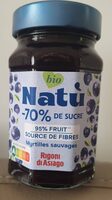 Natù -70% de sucre myrtilles sauvages