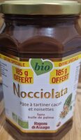 Nocciolata Pâte à tartiner Cacao  et Noisettes