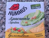 Hummus sl guacamole e spirulina