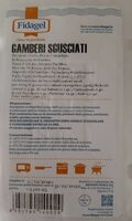 Gamberi sgusciati