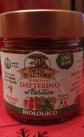 Sugo con datterino al basilico