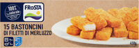Bastoncini di filetti di merluzzo