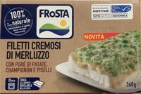 Filetti cremosi di merluzzo con puré di patate