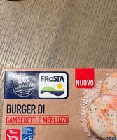 Burger gamberetti e merluzzo