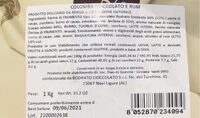 Colomba cioccolato e rum