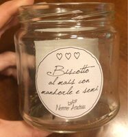 Biscotto al mais con mandorle e semi