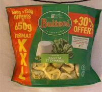 Tortellini ricotta et epinards