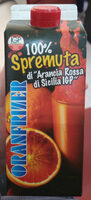 100% Spremuta di Arancia Rossa di Sicilia IGP