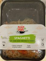 Spaghetti di soia con verdura mista