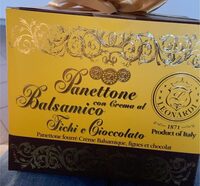 Panettone farcito crema balsamico fichi e cioccolato